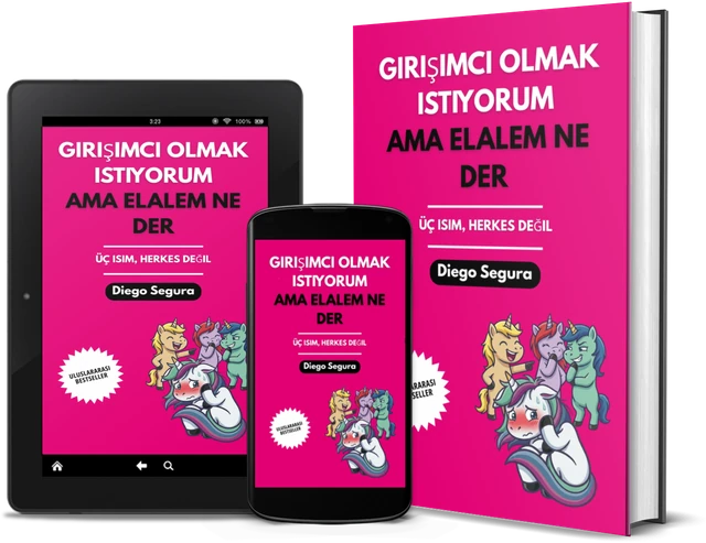 Girişimci olmak istiyorum ama elalem ne der: Üç isim, herkes değil (Turkish edition), as a book, on Kindle and on a phone