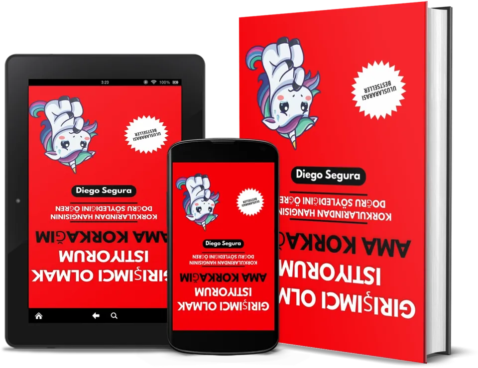 Diego Segura'nın Girişimci olmak istiyorum ama korkağım kitabı; basılı, Kindle'da ve telefonda
