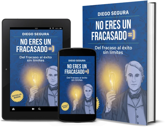 No eres un fracasado (Spanish edition), as a book, on Kindle and on a phone