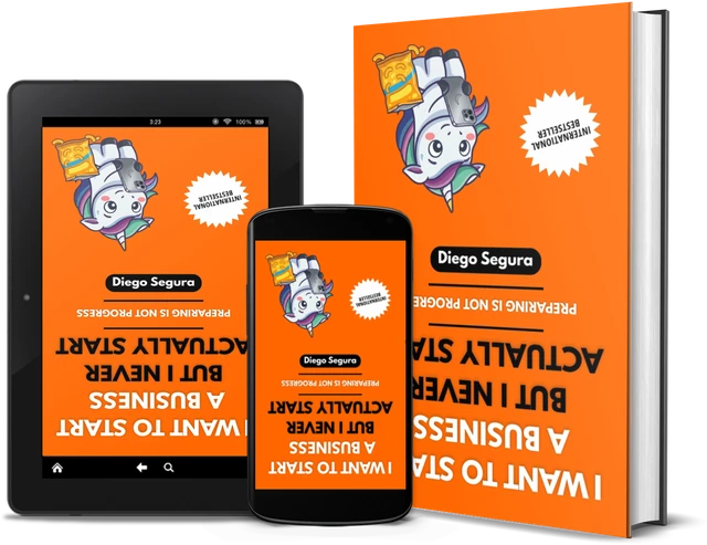 I Want to Start a Business but I Never Actually Start: Preparing Is Not Progress (English edition), as a book, on Kindle and on a phone
