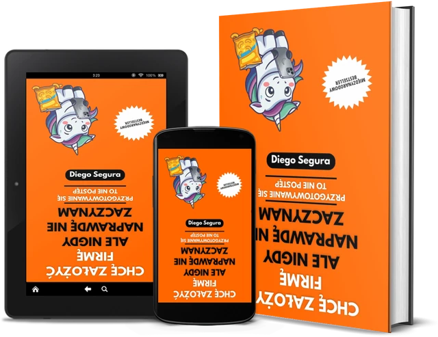 Chcę założyć firmę, ale nigdy naprawdę nie zaczynam: Przygotowywanie się to nie postęp (Polish edition), as a book, on Kindle and on a phone
