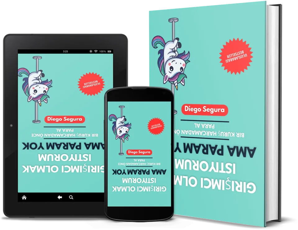 Diego Segura'nın Girişimci olmak istiyorum ama param yok kitabı; basılı, Kindle'da ve telefonda