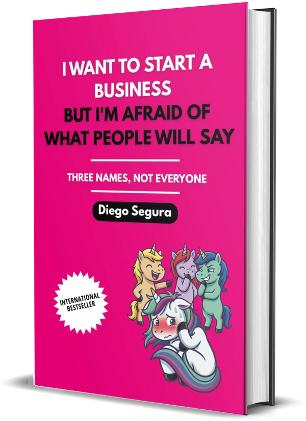 Cover of I Want to Start a Business but I'm Afraid of What People Will Say: Three Names, Not Everyone by Diego Segura