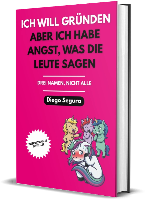 Cover von Ich will gründen, aber ich habe Angst, was die Leute sagen: Drei Namen, nicht alle von Diego Segura