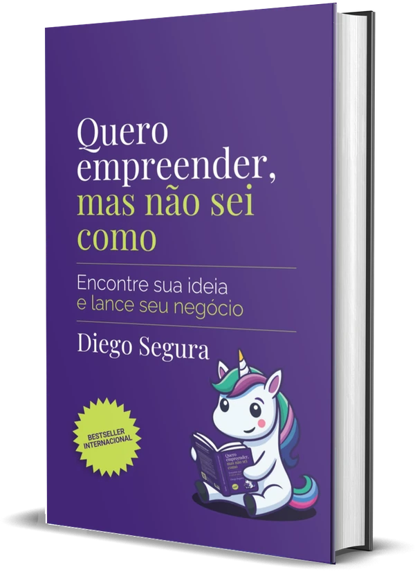 Capa de Quero empreender, mas não sei como, de Diego Segura