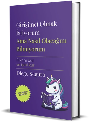Diego Segura'nın Girişimci Olmak İstiyorum Ama Nasıl Olacağını Bilmiyorum kitabının kapağı