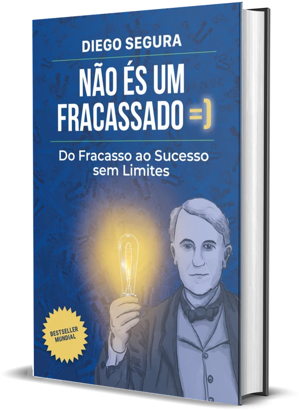 Capa de Não és um Fracassado, de Diego Segura