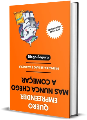 Capa de Quero empreender, mas nunca chego a começar, de Diego Segura