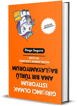 Diego Segura'nın Girişimci olmak istiyorum ama bir türlü başlayamıyorum kitabının kapağı