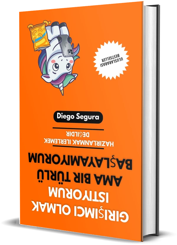 Diego Segura'nın Girişimci olmak istiyorum ama bir türlü başlayamıyorum: Hazırlanmak ilerlemek değildir kitabının kapağı