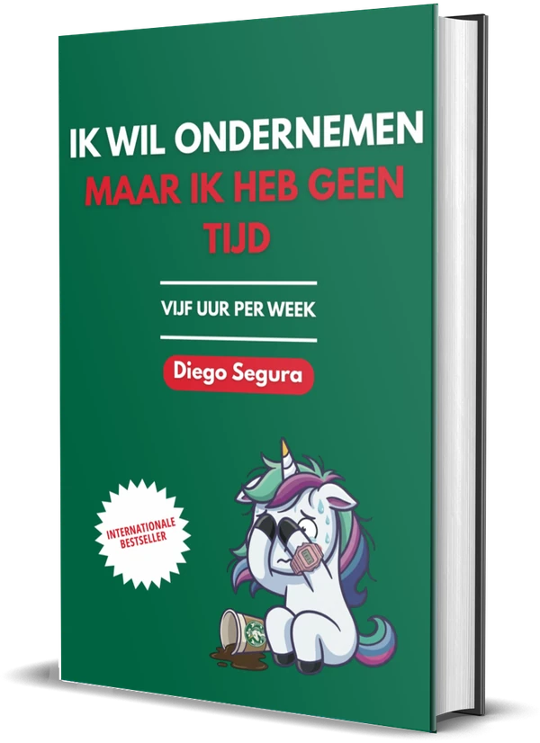 Omslag van Ik wil ondernemen, maar ik heb geen tijd: Vijf uur per week van Diego Segura
