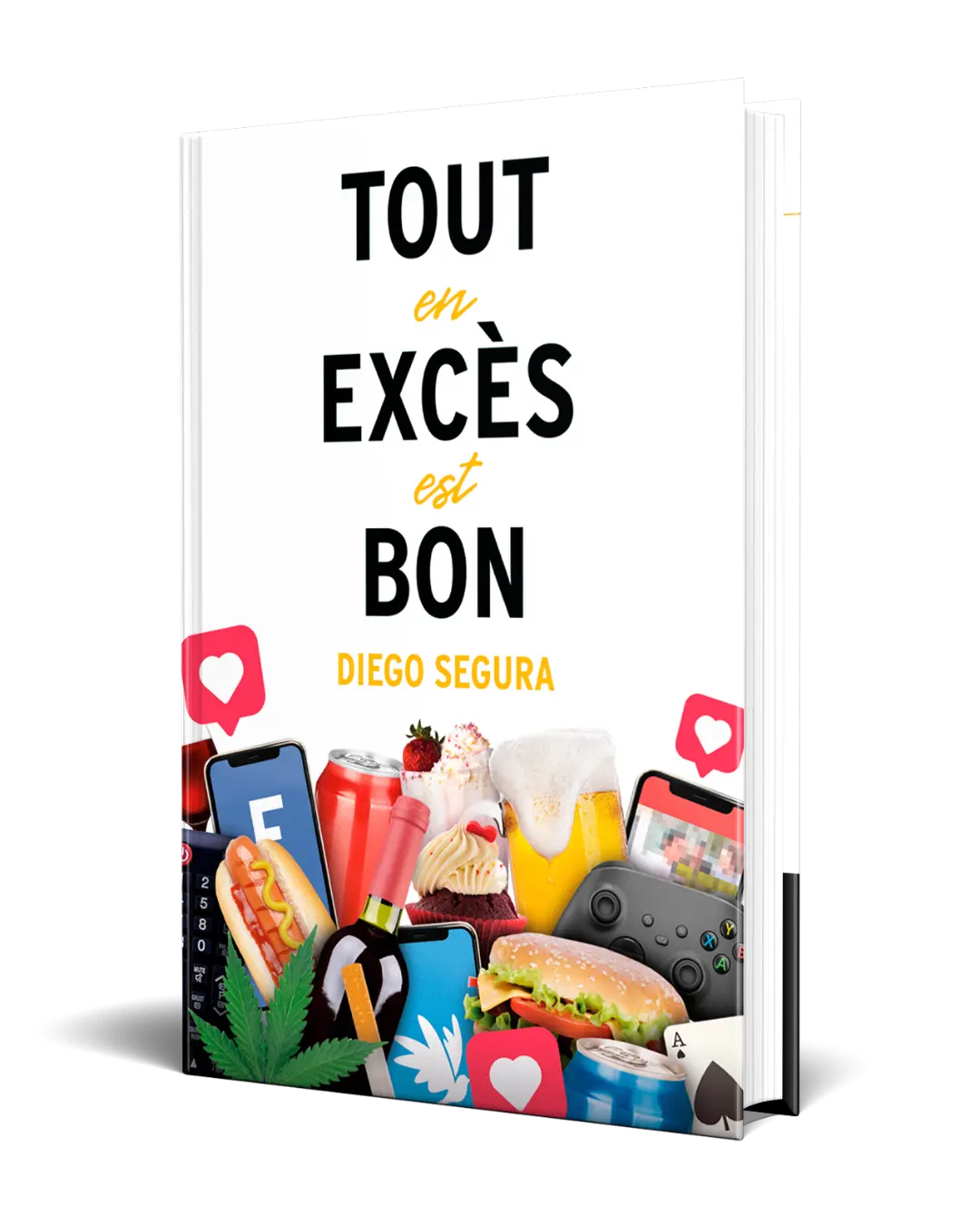 Cover of Diego Segura's book 'Tout en exces est bon'