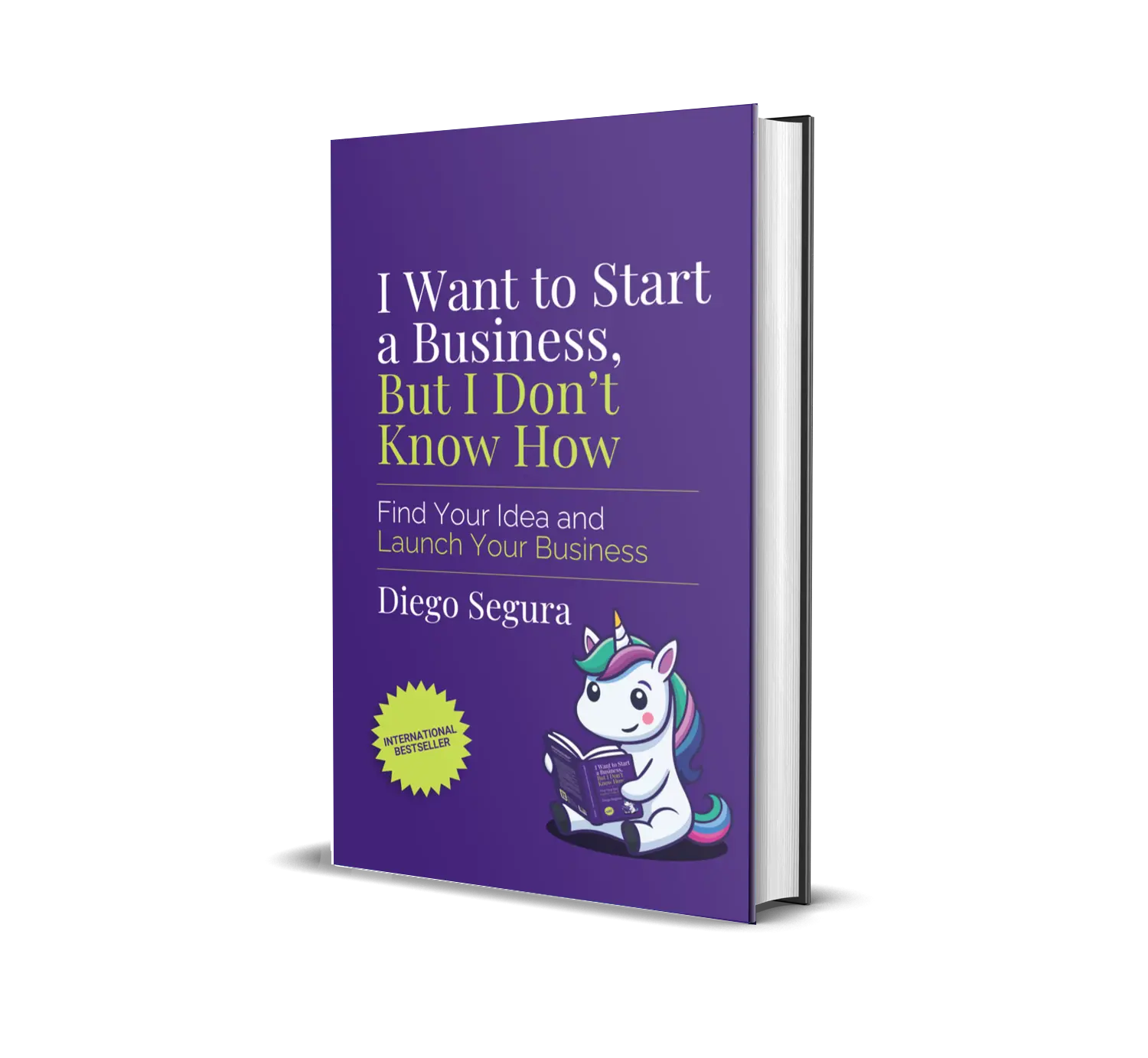 Entrepreneurship playbook ‘I Want to Start a Business, But I Don't Know How’ by Diego Segura – Essential Secrets for launching a startup